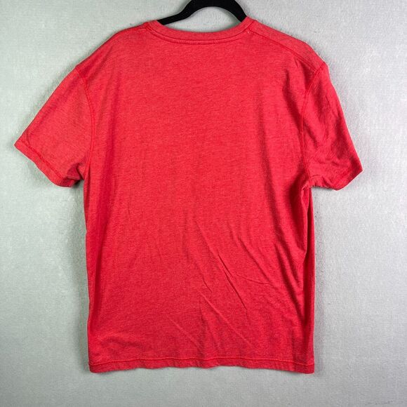 Kappa T Shirt Mens XXL Red Graphic Spellout Short Sleeve Crewneck Patch - Picture 5 of 8